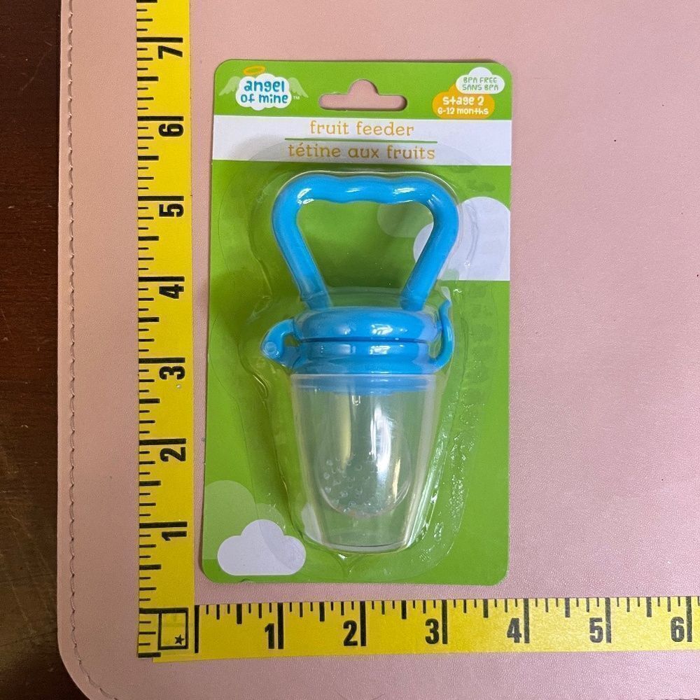 NEW Angel of Mine Baby Infant Fruit Feeder Sooth Teething Food Pacifier X3